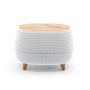 Aromadiffuser met ribbeldesign en kleurwisselend licht