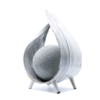 Natuurlijke Kokosnoot Lamp - Whitewash Wrapover
