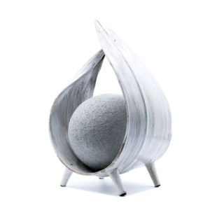 Natuurlijke Kokosnoot Lamp - Whitewash Wrapover