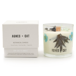 Agnes + Cat Botanische Sojawas Kaars - Zeezout & Mos