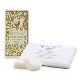 Agnes + Cat Box of 8 Wax Melts - Fresh Citrus Agnes + Cat Cadeaubox van 8 Wax Melts - Verse Citrus
