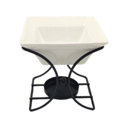 Ceramic & Metal Square Stand Keramische & Metalen Vierkante Stand