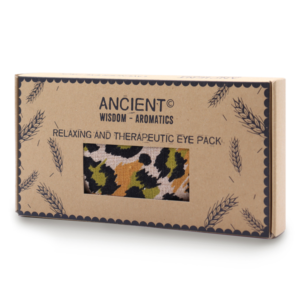 Lavender Natural Cotton and Juco Eye Pillow in Gift Box - Night Leopard Lavendel Natuurlijke Katoenen en Juco Oogkussen in Cadeaubox - Night Leopard
